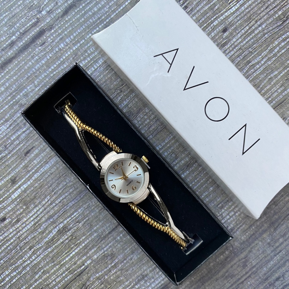Avon Two-Tone Rope Twist Watch 2009